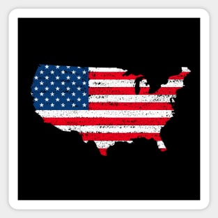 USA flag Sticker